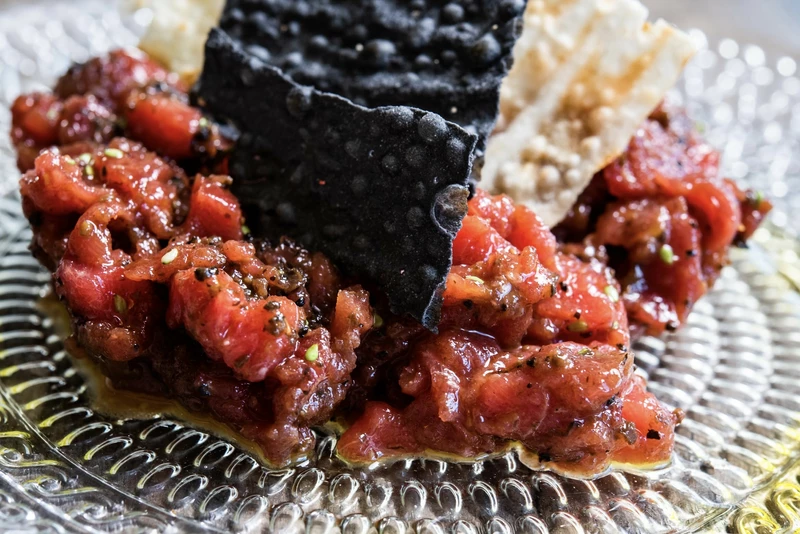 Tartar de atún rojo espectacular 