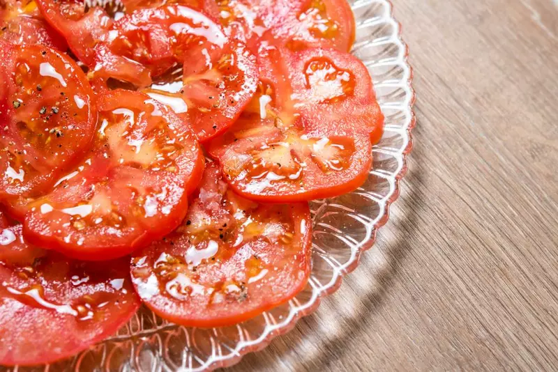 Tomate de temporada aliñaó